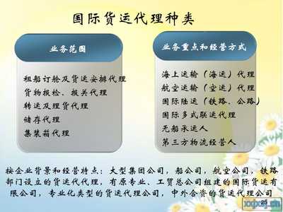 《國(guó)際物流服務(wù)》PPT課件核心要點(diǎn)解讀 貨物運(yùn)輸代理服務(wù)的角色與價(jià)值